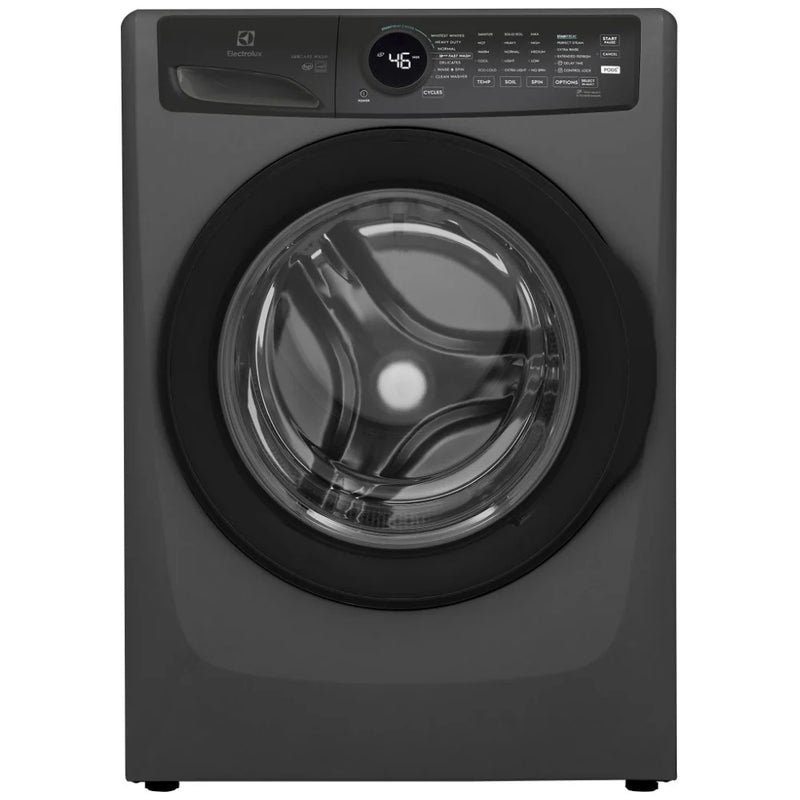 Electrolux ELFW7437AT Front Load Washer, 27 inch Width, 5.2 cu. ft. Washer Capacity, 1,300 RPM Washer Spin Speed, 7 Wash Cycles, 5 Temperature Settings, Water Heater, Steam Clean, ENERGY STAR Certified, Titanium colour