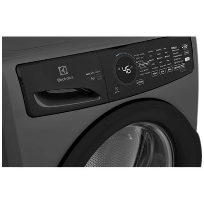 Electrolux ELFW7437AT Front Load Washer, ENERGY STAR Certified, 5.2 cu. ft. Washer Capacity, 1,300 RPM Washer Spin Speed, 7 Wash Cycles, 5 Temperature Settings, Water Heater, Steam Clean, Titanium colour