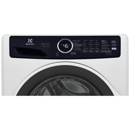 Electrolux ELFW7437AW Front Load Washer, ENERGY STAR Certified, 5.2 cu. ft. Washer Capacity, 1,300 RPM Washer Spin Speed, 7 Wash Cycles, 5 Temperature Settings, Water Heater, Steam Clean, White colour