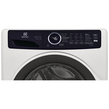 Electrolux ELFW7437AW Front Load Washer, ENERGY STAR Certified, 5.2 cu. ft. Washer Capacity, 1,300 RPM Washer Spin Speed, 7 Wash Cycles, 5 Temperature Settings, Water Heater, Steam Clean, White colour