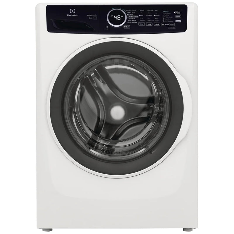 Electrolux ELFW7437AW Front Load Washer, 27 inch Width, 5.2 cu. ft. Washer Capacity, 1,300 RPM Washer Spin Speed, 7 Wash Cycles, 5 Temperature Settings, Water Heater, Steam Clean, ENERGY STAR Certified, White colour
