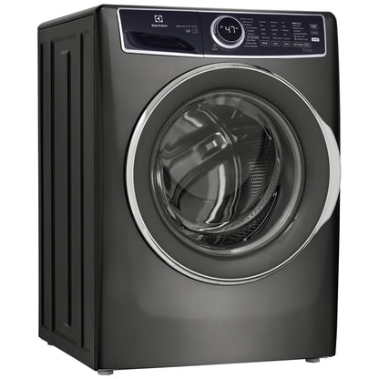 Electrolux ELFW7537AT Front Load Washer, ENERGY STAR Certified, 5.2 cu. ft. Washer Capacity, 10 Wash Cycles, 5 Temperature Settings, Steam Clean, 1300 RPM Washer Spin Speed, Water Heater, Titanium colour