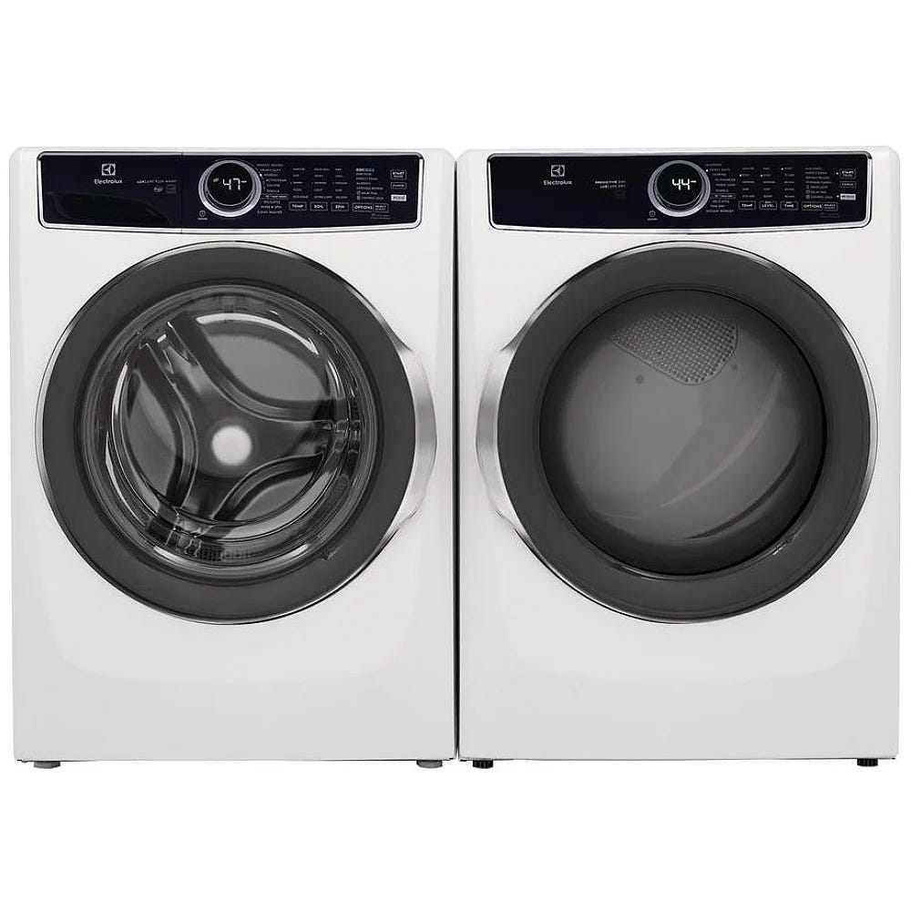 Electrolux ELFW7537AW Front Load Washer, ENERGY STAR Certified, 5.2 cu. ft. Washer Capacity, 10 Wash Cycles, 5 Temperature Settings, Steam Clean, 1300 RPM Washer Spin Speed, Water Heater, White colour