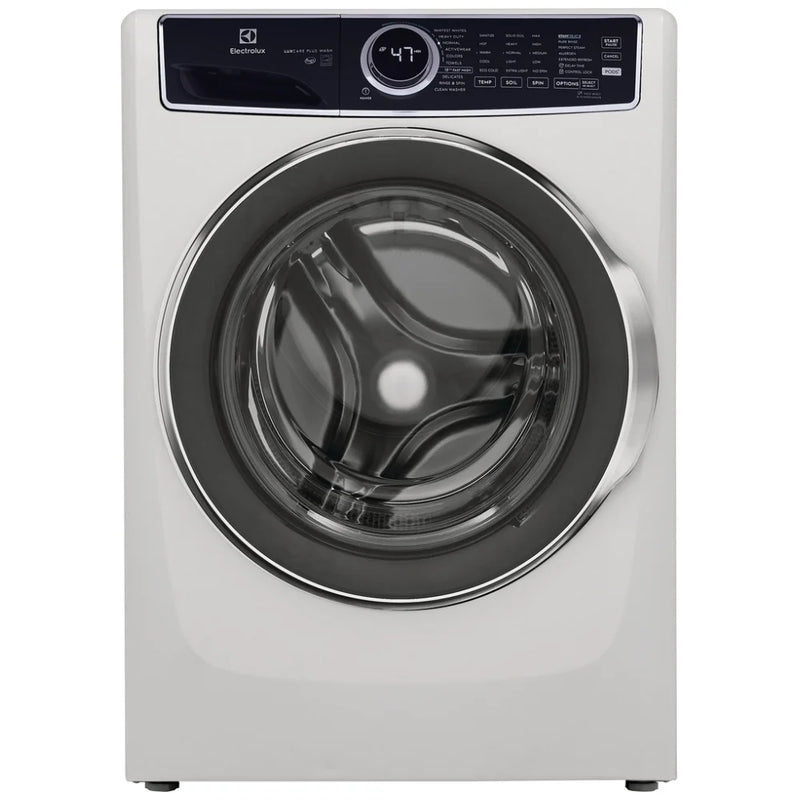 Electrolux ELFW7537AW Front Load Washer, 27 inch Width, 5.2 cu. ft. Washer Capacity, 1,300 RPM Washer Spin Speed, 10 Wash Cycles, 5 Temperature Settings, Water Heater, Steam Clean, ENERGY STAR Certified, White colour