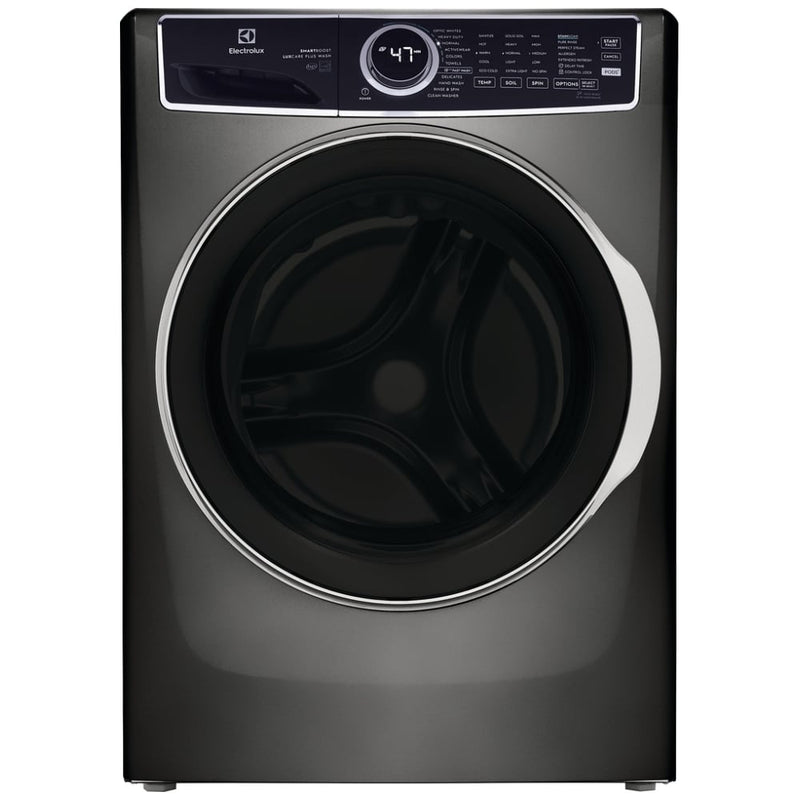 Electrolux ELFW7637AT Front Load Washer, 27 inch Width, 5.2 cu. ft. Washer Capacity, 1,300 RPM Washer Spin Speed, 11 Wash Cycles, 5 Temperature Settings, Water Heater, Steam Clean, ENERGY STAR Certified, Titanium colour