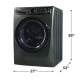 Electrolux Washer ELFW7738AA & Gas Dryer ELFG7738AA & Stacking Kit STACKIT7X