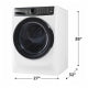 Electrolux Front Load Washer & Electric Dryer Set (ELFW7738AW & ELFE773CAW)