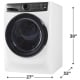 Electrolux Washer ELFW7738AW & Gas Dryer ELFG7738AW & Stacking Kit STACKIT7X
