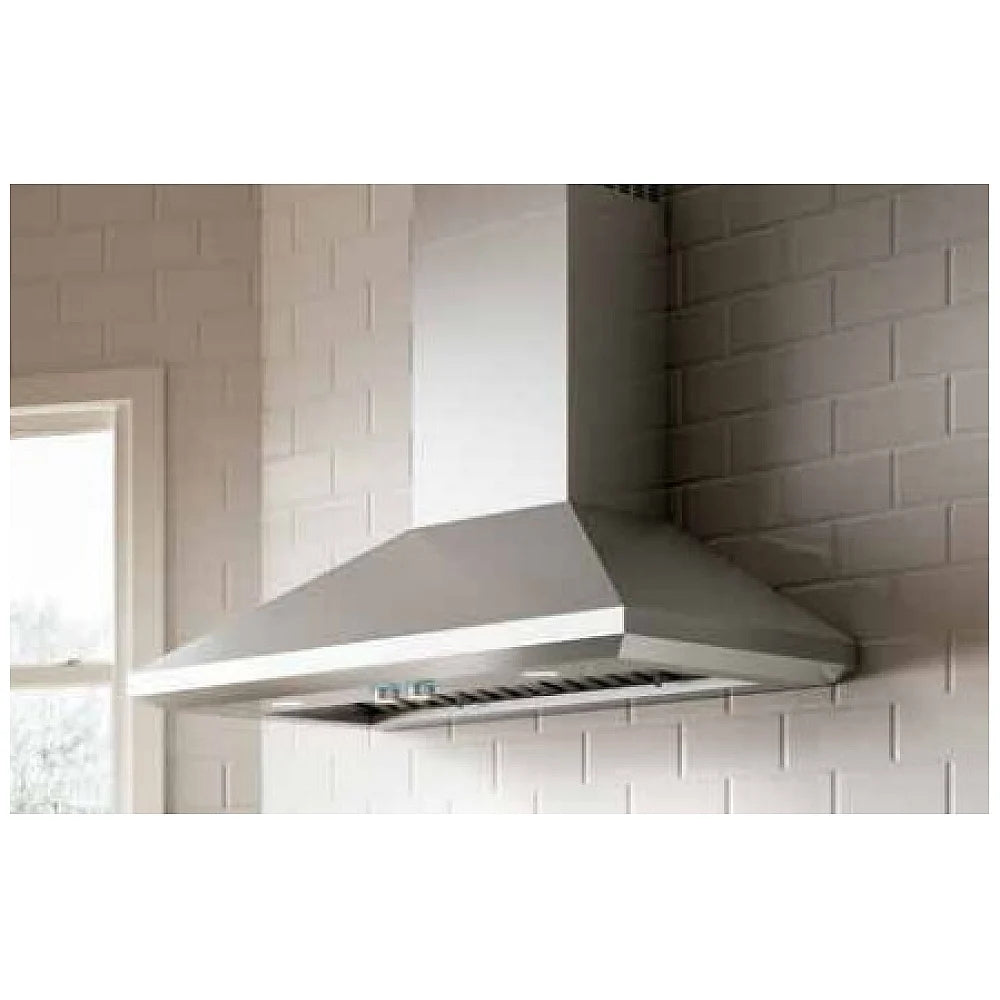Elica ELN136S2 Range Hood, 36 inch Exterior Width, 4, 1,200 CFM, LED, Baffle Filter, Stainless Steel colour Blower Included