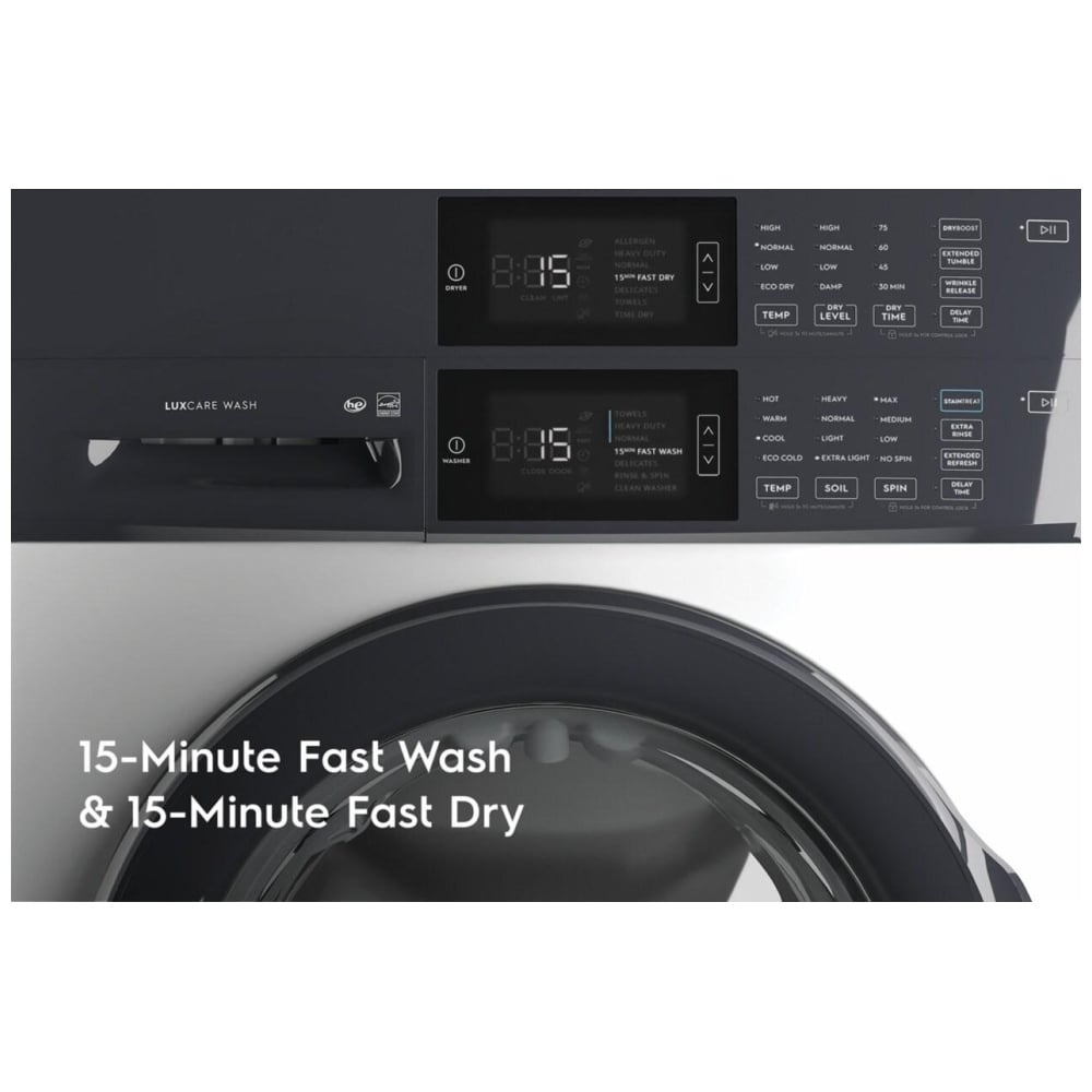 Electrolux ELTE730CAW 27 inch Width Washer & Dryer Set Washtower