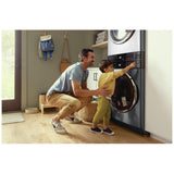 Electrolux ELTE760CAT Laundry Center, LuxCare® Wash System, Laundry Tower Washer: 5.2 cu. ft. Capacity, 27 inch Width, 8 Wash Cycles, Steam Clean, 1,300 RPM Spin Speed Dryer: 8 cu. ft. Capacity