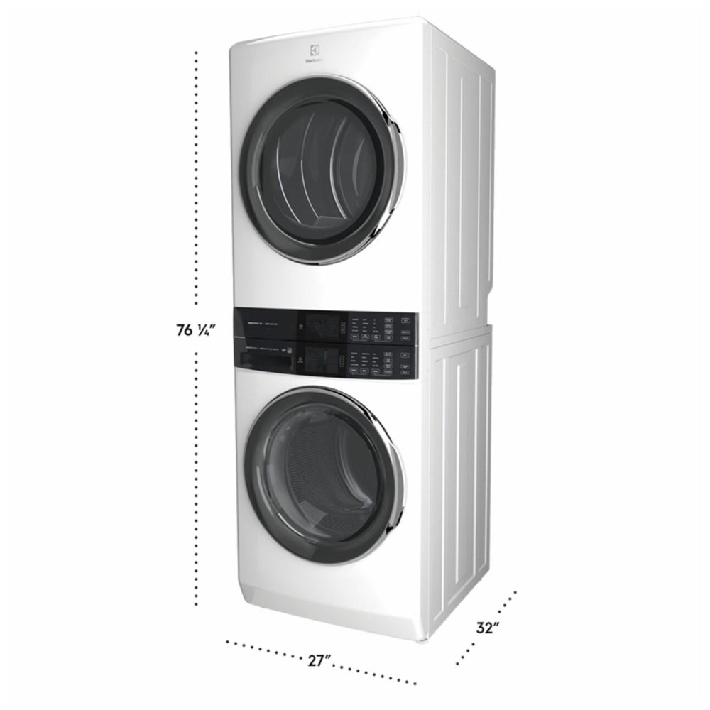 Electrolux ELTE760CAW 27 inch Width Washer & Dryer Set