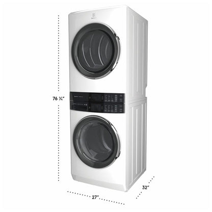 Electrolux ELTE760CAW 27 inch Width Washer & Dryer Set