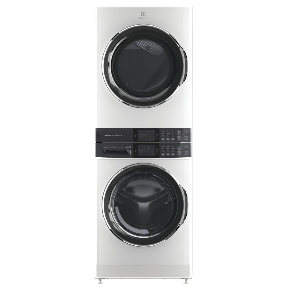 Electrolux ELTE760CAW Laundry Center, LuxCare® Wash System, Laundry Tower, White colour
Washer: 5.2 cu. ft. Capacity, 8 Wash Cycles, Steam Clean, ENERGY STAR Certified, 1,300 RPM Spin Speed, Water Heater