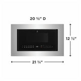 Electrolux EMBS2411BB Microwave, 30 inch Exterior Width, 1.5 cu. ft. Capacity, 900 W Watts, Convection, LED, Stainless Steel Interior, Black colour
