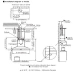 EMS9026 36" Wall Mount Range Hoods Installation Guide