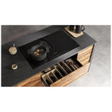 Elica ENF436BL Electric Cooktop, 36 inch Exterior Width, 4 Burners, Downdraft, 3,700 W Highest Element, Black colour