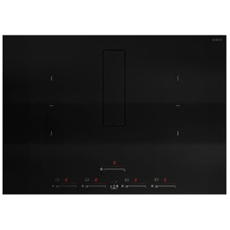 Elica ENF430BL Electric Cooktop, 30 inch Exterior Width, 4 Burners, Downdraft, 3,700 W Highest Element, Black colour