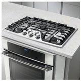 Electrolux EW30GC60PS Gas Cooktop, 30 inch Exterior Width, Gas, 5 Burners, Stainless Steel colour