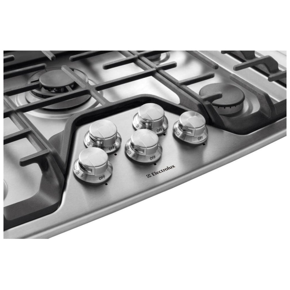 Electrolux EW30GC60PS Gas Cooktop, 30 inch Exterior Width, Gas, 5 Burners, Stainless Steel colour