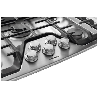 Electrolux EW30GC60PS Gas Cooktop, 30 inch Exterior Width, Gas, 5 Burners, Stainless Steel colour