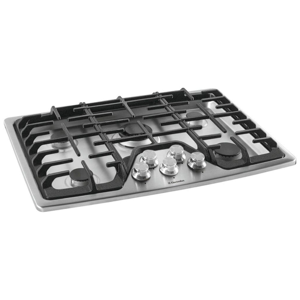 Electrolux EW30GC60PS Gas Cooktop, 30 inch Exterior Width, Gas, 5 Burners, Stainless Steel colour