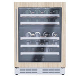 Elica EWS52PR1 Wine Cooler Under Counter Wine Refrigeration, 24 inch Width, Custom Panel Ready, 4.8 cu. ft. Capacity, 16 Wine Bottle Capacity, Panel Ready