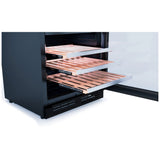 Elica EWS52PR1 Wine Cooler Under Counter Wine Refrigeration, 24 inch Width, Custom Panel Ready, 4.8 cu. ft. Capacity, 16 Wine Bottle Capacity, Panel Ready