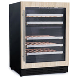 Elica EWS52PR1 Wine Cooler Under Counter Wine Refrigeration, 24 inch Width, Custom Panel Ready, 4.8 cu. ft. Capacity, 16 Wine Bottle Capacity, Panel Ready
