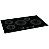 Frigidaire FCCI3627AB Induction Cooktop, 36 inch Exterior Width, 5 Burners, 3,600 W Highest Element, Black colour