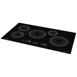 Frigidaire FCCI3627AB Induction Cooktop, 36 inch Exterior Width, 5 Burners, 3,600 W Highest Element, Black colour