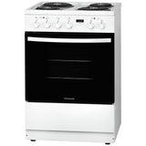 Frigidaire FCFC241CAW Electric Range, 1.9 cu. ft. Capacity, 24 inch Exterior Width, Convection, 4 Burners, Storage Drawer, Manual Clean, 2,400 W Highest Element, White colour