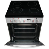 Frigidaire FCFE242CAS Electric Range, 1.9 cu. ft. Capacity, 24 inch Exterior Width, Convection, 4 Burners, Storage Drawer, Manual Clean, 1,800 W Highest Element, Stainless Steel colour