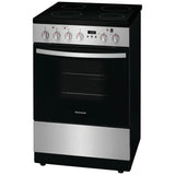Frigidaire FCFE242CAS Electric Range, 1.9 cu. ft. Capacity, 24 inch Exterior Width, Convection, 4 Burners, Storage Drawer, Manual Clean, 1,800 W Highest Element, Stainless Steel colour