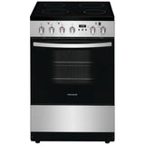 Frigidaire FCFE242CAS Electric Range, 1.9 cu. ft. Capacity, 24 inch Exterior Width, Convection, 4 Burners, Storage Drawer, Manual Clean, 1,800 W Highest Element, Stainless Steel colour