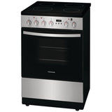 Frigidaire FCFE242CAS Electric Range, 1.9 cu. ft. Capacity, 24 inch Exterior Width, Convection, 4 Burners, Storage Drawer, Manual Clean, 1,800 W Highest Element, Stainless Steel colour