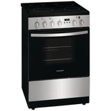 Frigidaire FCFE242CAS Electric Range, 1.9 cu. ft. Capacity, 24 inch Exterior Width, Convection, 4 Burners, Storage Drawer, Manual Clean, 1,800 W Highest Element, Stainless Steel colour