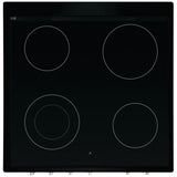 Frigidaire FCFE242CAS Electric Range, 1.9 cu. ft. Capacity, 24 inch Exterior Width, Convection, 4 Burners, Storage Drawer, Manual Clean, 1,800 W Highest Element, Stainless Steel colour