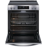 Frigidaire FCFE306CAS Electric Range, 5.3 cu. ft. Capacity, 30 inch Exterior Width, 5 Burners, Storage Drawer, Steam Clean, 3,200 W Highest Element, Stainless Steel colour