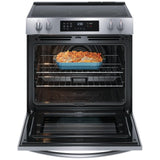 Frigidaire FCFE308CAS Electric Range, 5.3 cu. ft. Capacity, 30 inch Exterior Width, Convection, 5 Burners, Storage Drawer, Self Clean, 3,200 W Highest Element, Stainless Steel colour