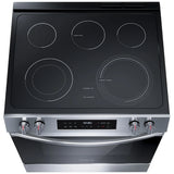 Frigidaire FCFE308CBS Electric Range, 5.3 cu. ft. Capacity, 30 inch Exterior Width, Convection, 5 Burners, Storage Drawer, Air Fry, Steam Clean, 3,500 W Highest Element, Stainless Steel colour, EvenTemp® Burner, Extra Wide Store-More™ Drawer