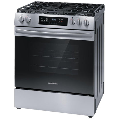 Frigidaire 30" Front Control Gas Ranges with Quick Boil FCFG3062AS