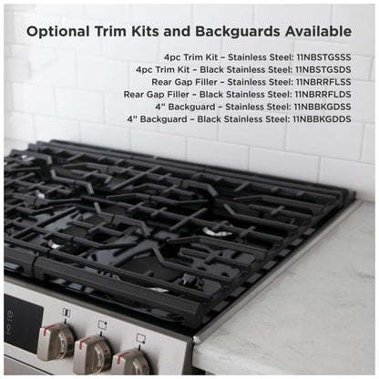 Frigidaire 30" Front Control Gas Ranges with Quick Boil FCFG3062AS