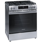 Frigidaire FCFG3082BS Gas Range, 5.1 cu. ft. Capacity, 30 inch Exterior Width, Steam Clean, Convection, 5 Burners, Storage Drawer, Air Fry, 18,000 BTU Highest Burner, Stainless Steel colour