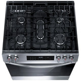 Frigidaire FCFG3082BS Gas Range, 5.1 cu. ft. Capacity, 30 inch Exterior Width, Steam Clean, Convection, 5 Burners, Storage Drawer, Air Fry, 18,000 BTU Highest Burner, Stainless Steel colour