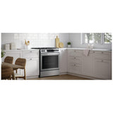 Frigidaire FCFG3083AS Gas Range, 5.1 cu. ft. Capacity, 30 inch Exterior Width, Self Clean, Convection, 5 Burners, Storage Drawer, 18,000 BTU Highest Burner, Stainless Steel colour