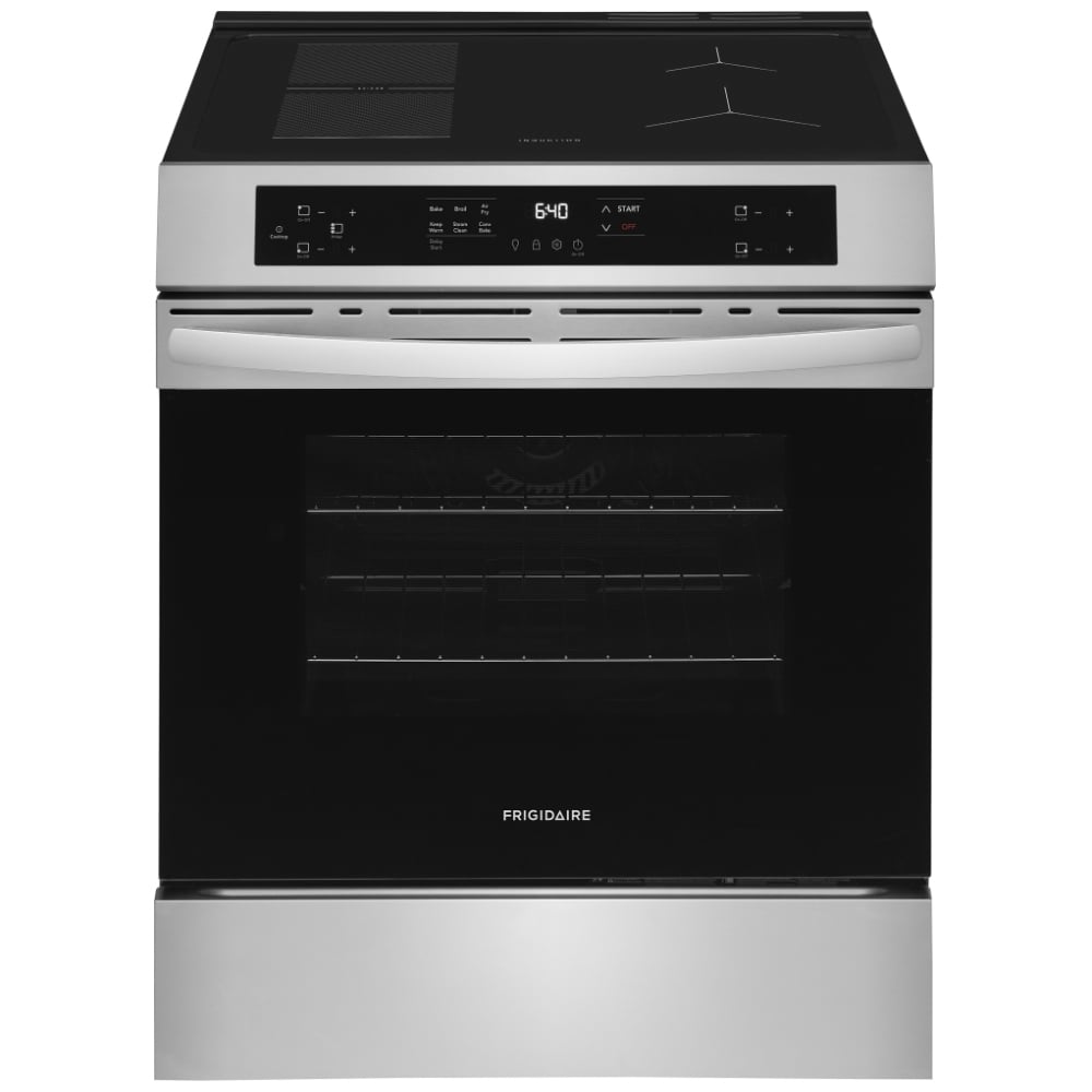 Frigidaire FCFI308CBS Induction Range, 5.3 cu. ft. Capacity, 30 inch Exterior Width, Convection, 4 Burners, Storage Drawer, Air Fry, Self Clean, 3,600 W Highest Element, Stainless Steel colour