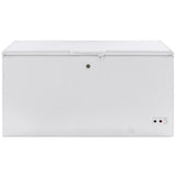 GE FCM16SLWW Chest Freezer, 65 inch Width, 15.7 cu. ft. Capacity, Manual, Interior Light (Freezer), White colour