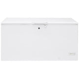GE FCM16SLWW Chest Freezer, 65 inch Width, 15.7 cu. ft. Capacity, Manual, Interior Light (Freezer), White colour