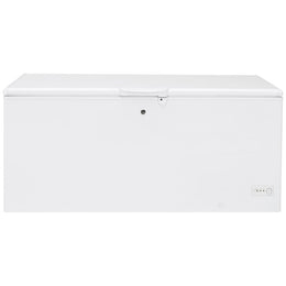 GE FCM22DLWW Chest Freezer, 74 inch Width, 21.7 cu. ft. Capacity, Manual, ENERGY STAR Certified, Interior Light (Freezer), White colour